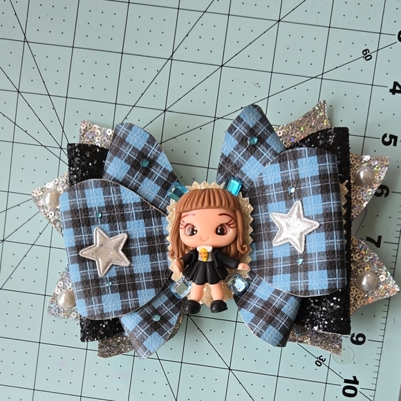 HARRY POTTER set Of 3 Handmade Bows - Picture 3 of 3